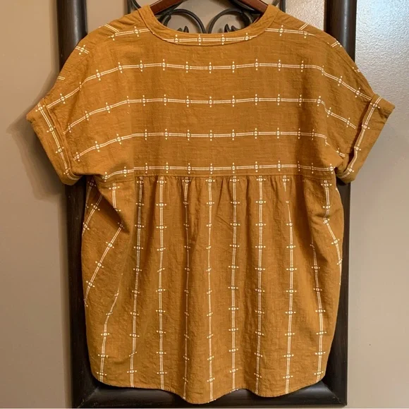 Madewell Lakeline Popover Top - Picture 6 of 9
